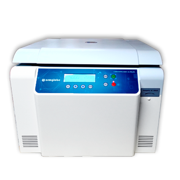 Centrífuga de laboratorio de gran capacidad con rotor 32 tubos de 10 ml y 8 microplacas de 96 pocillos. Modelo Centrificient IV Plus