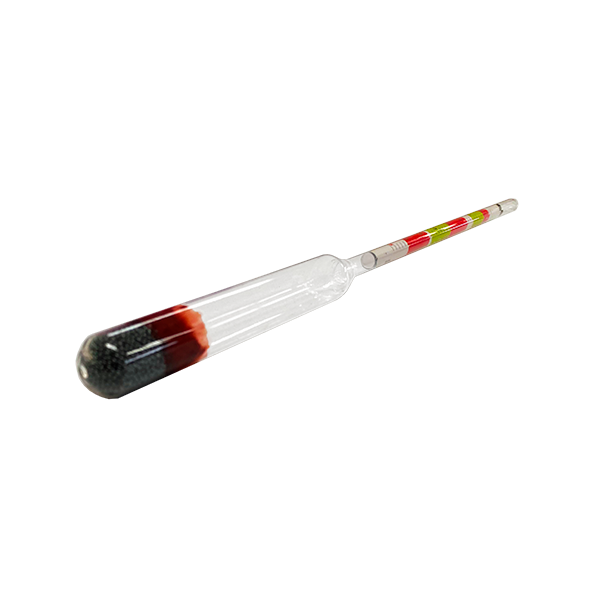 Hidrómetro de vidrio triple escala. Modelo CVQ-H03