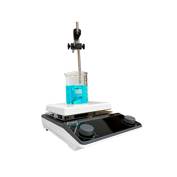 Agitador magnético con placa de calentamiento. Modelo CVQ-MS-H