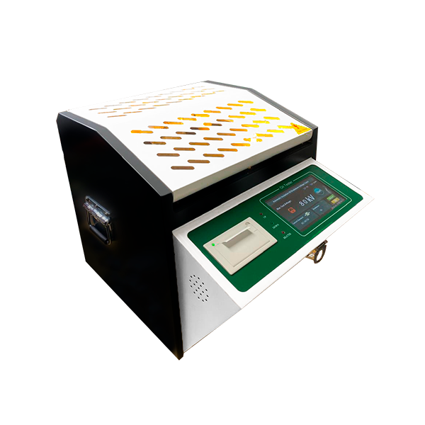 Equipo para prueba de rigidez dieléctrica de aceites aislantes. Modelo ECO-1001D