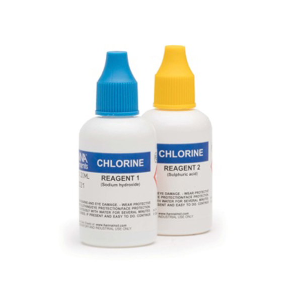 Reactivos de repuesto para el test kit de cloro libre. Modelo HI3831F-050