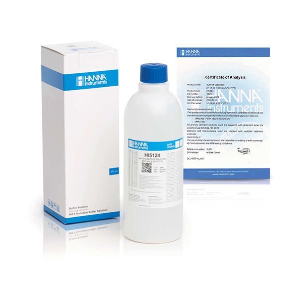 Solución de calibración técnica pH 12.45 @ 25 °C. Modelo HI5124