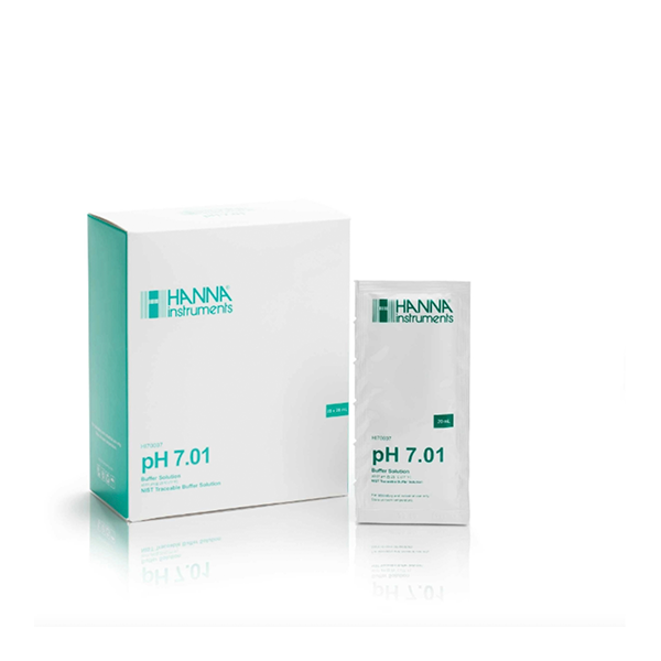 Sobres de solución de calibración pH 7.01