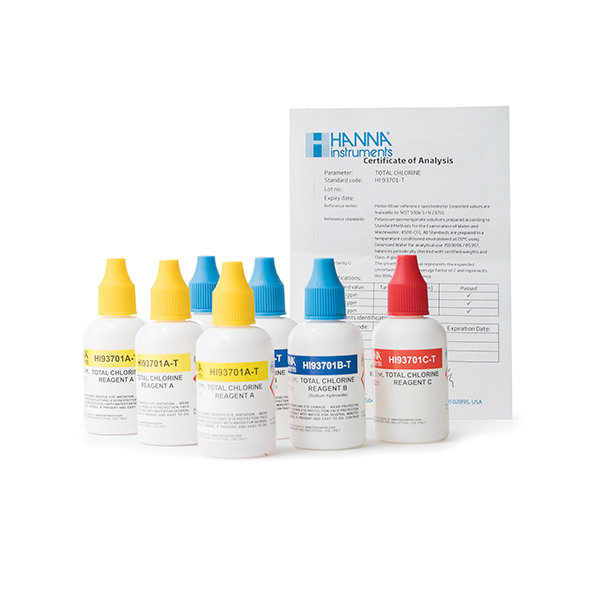 Reactivo líquido para cloro total, método del DPD. Modelo HI93701-T