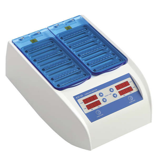 Incubadora para tarjetas de gel. Modelo K37-24