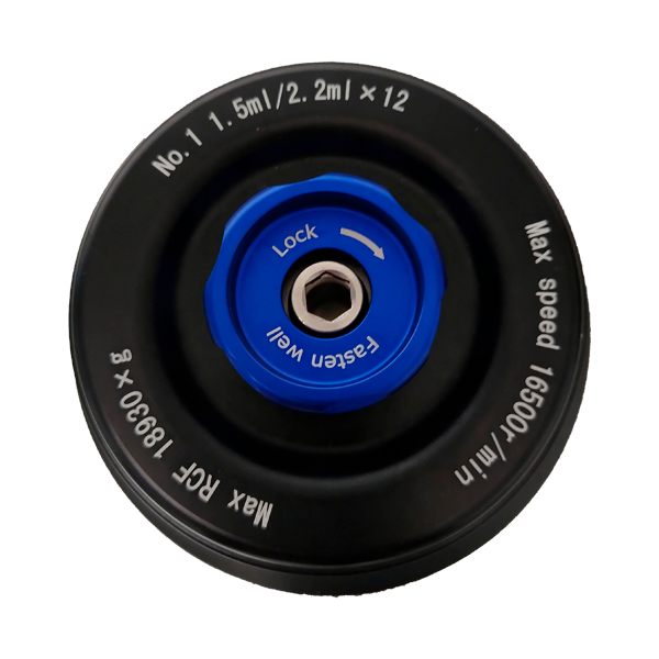 Rotor de ángulo fijo para Centrificient IIImax. Modelo: ROTOR IIIMAX A