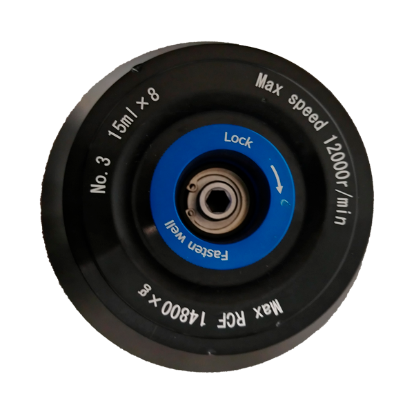 Rotor de ángulo fijo para Centrificient IIImax. Modelo: ROTOR IIIMAX C