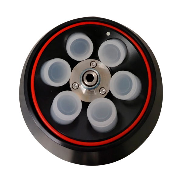 Rotor de ángulo fijo para Centrificient IIImax. Modelo: ROTOR IIIMAX D