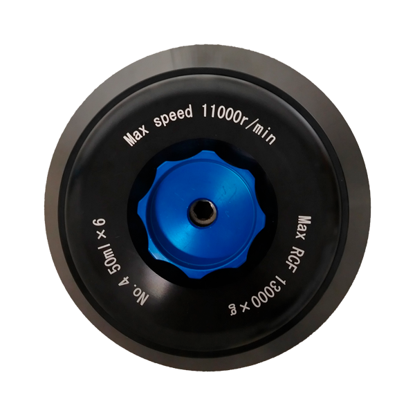 Rotor de ángulo fijo para Centrificient IIImax. Modelo: ROTOR IIIMAX D