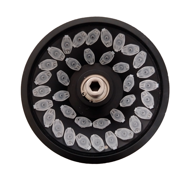 Rotor de ángulo fijo para Centrificient IIImax. Modelo: ROTOR IIIMAX F