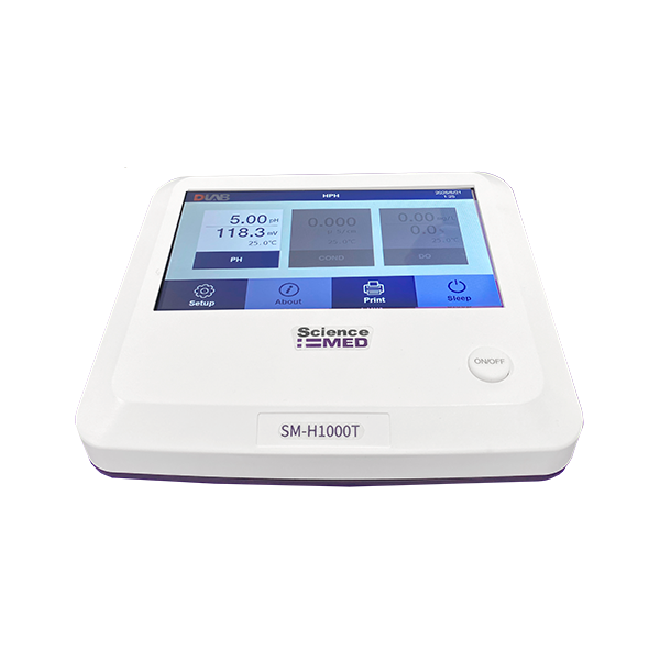 Equipo de mesa pH/ORP con pantalla táctil. Modelo SM-H1000T