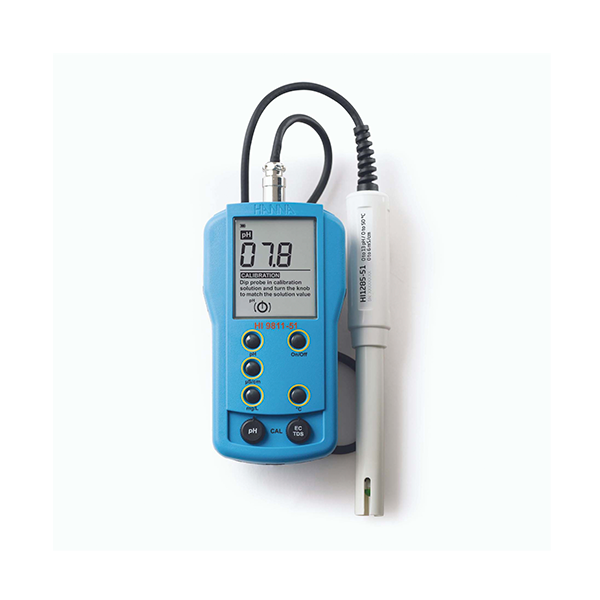 Medidor pH/CE/TDS/Temp. con CAL Check™ y electrodo HI1285-51. Modelo HI9811-51