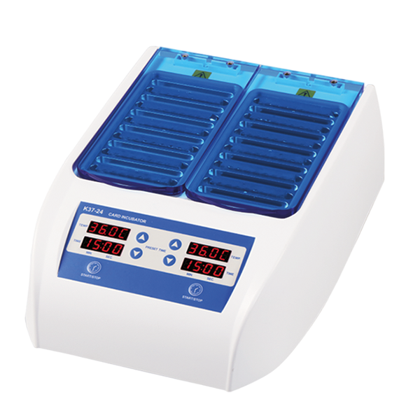 Incubadora para tarjetas de gel. Modelo K37-24