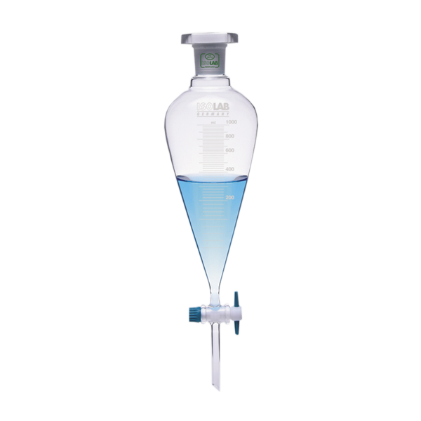 Embudo de separación graduado. Modelo 031.02.250