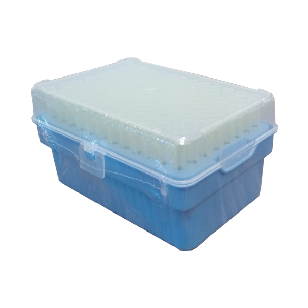 Caja de puntas para micropipetas esteriles 200ul. Modelo 21-0200