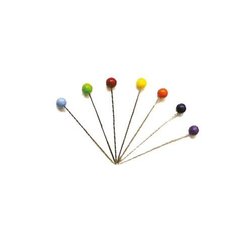 Alfiler cabeza de plástico de colores. Modelo AL2600