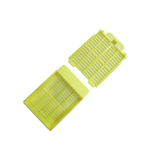 Cassette para inclusión amarillo. Modelo F1009