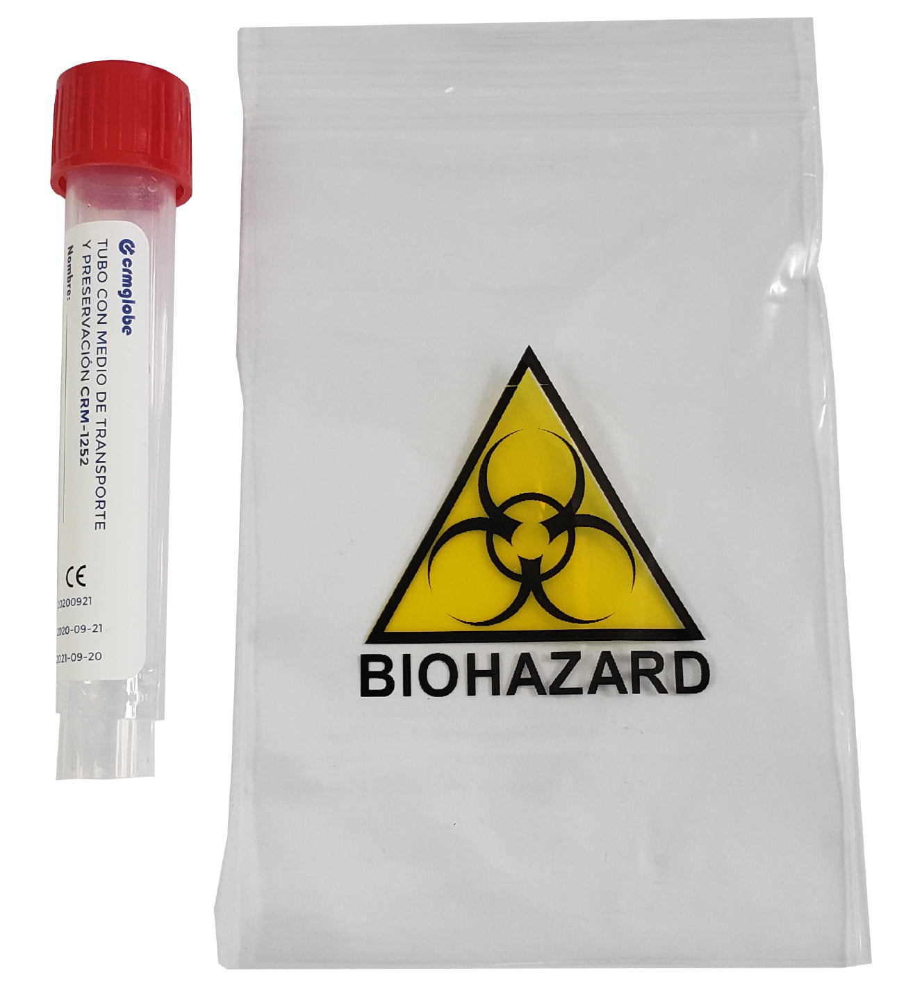 Tubo con medio de transporte y preservación. Modelo CRM-1252