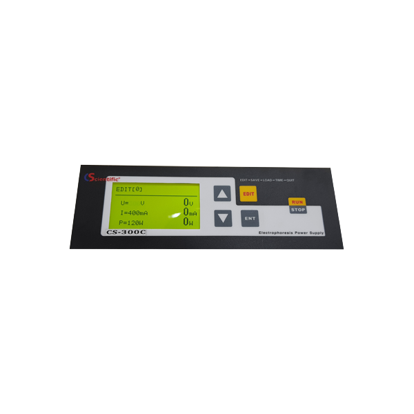 Fuente de poder para cámara de electroforesis. Modelo CS-300C