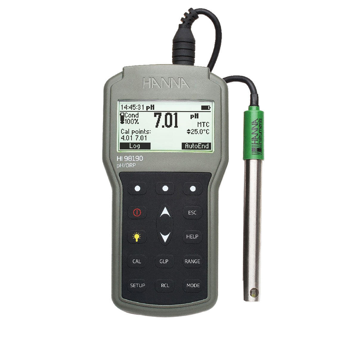 Medidor profesional a prueba de agua pH/ORP y pH/ORP/ISE. Modelo HI98191