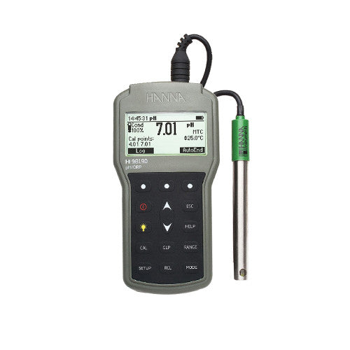 Medidor profesional a prueba de agua pH/ORP y pH/ORP/ISE. Modelo HI98190