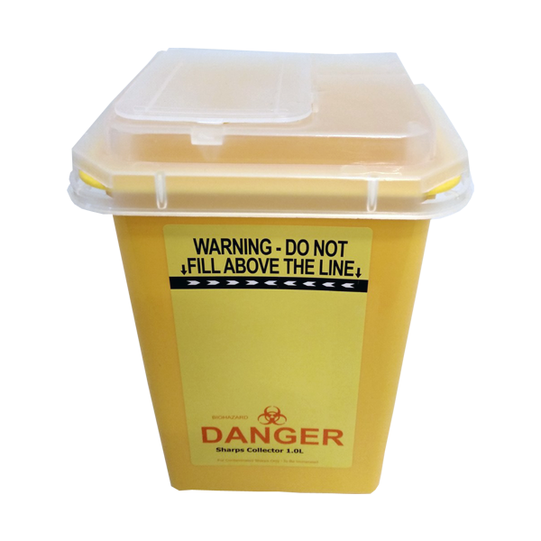 Contenedor de seguridad de 1 litro. Modelo PE-01