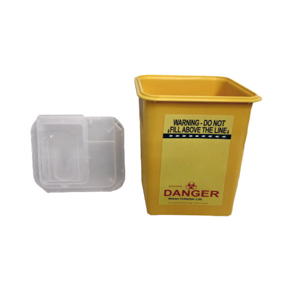 Contenedor de seguridad de 1 litro. Modelo PE-01