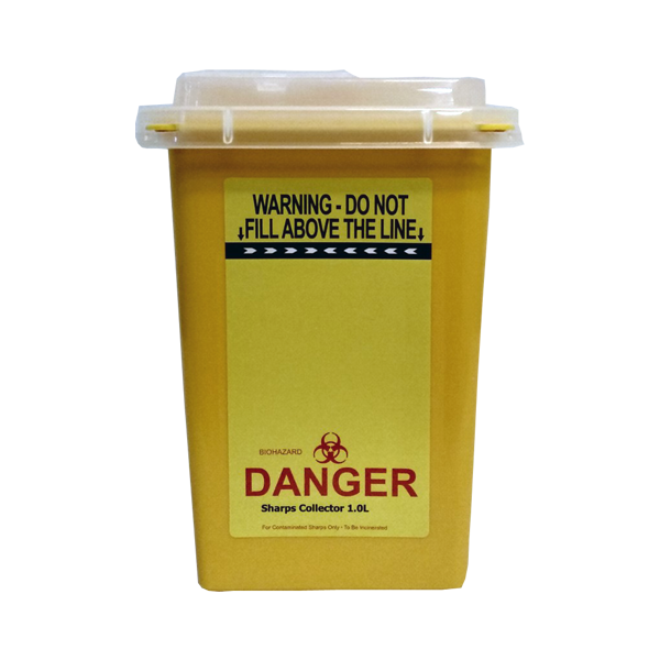 Contenedor de seguridad de 1 litro. Modelo PE-01