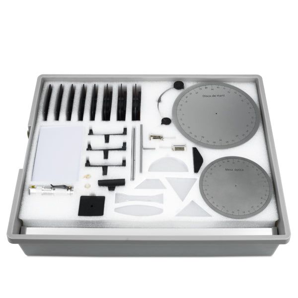 Conjunto para practicas de óptica. Modelo EC-347