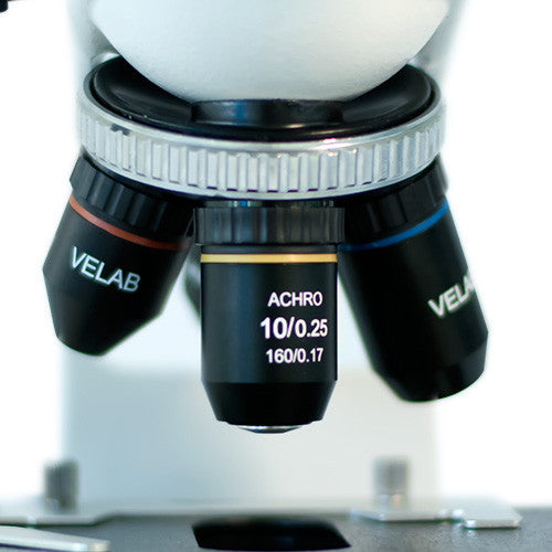 Objetivos semi-plan acromáticos 10x. Modelo VE-21S