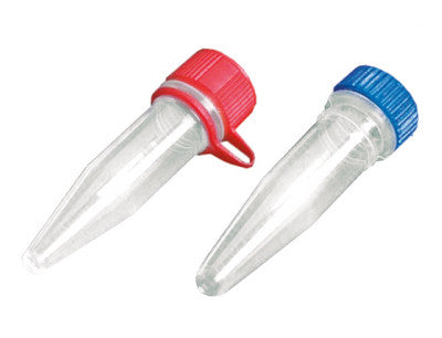Microtubos (tubos para centrífuga) tapa roja 1.5ml. Modelo PD1018