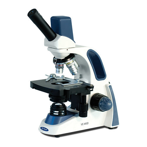 Microscopio monocular biológico digital. Modelo VE-M5D